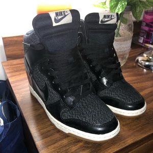 Nike Women's Dunk Sky Hi Essential Wedge Shoes